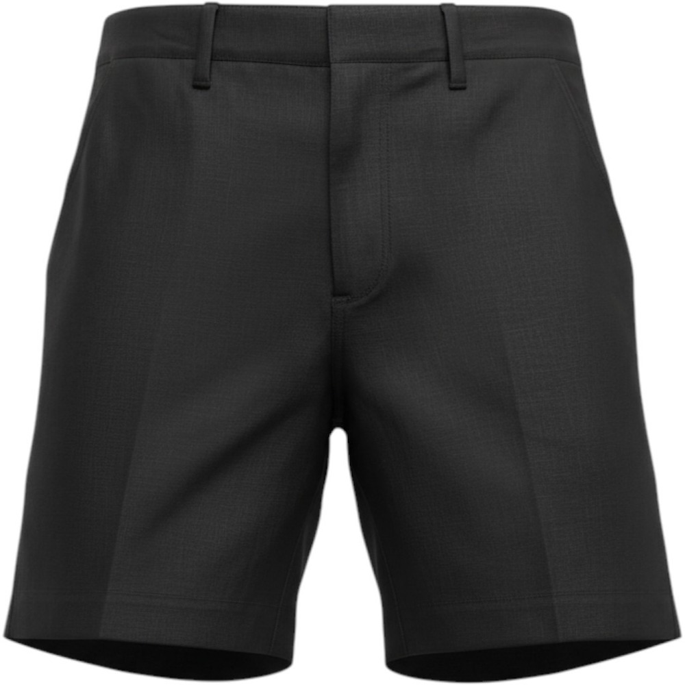 Polo Ralph Lauren Mens Black Linen Silk Herringbone Shorts Size 34 Flat Front